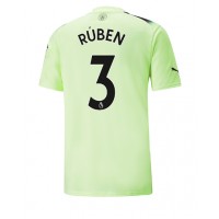 Fotbalové Dres Manchester City Ruben Dias #3 Alternativní 2022-23 Krátký Rukáv